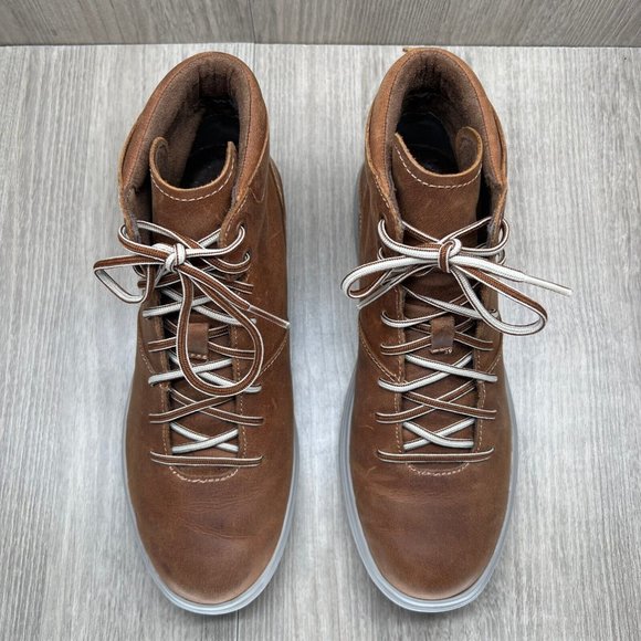 Merrell Brown Lace Up Boots - Picture 4 of 10